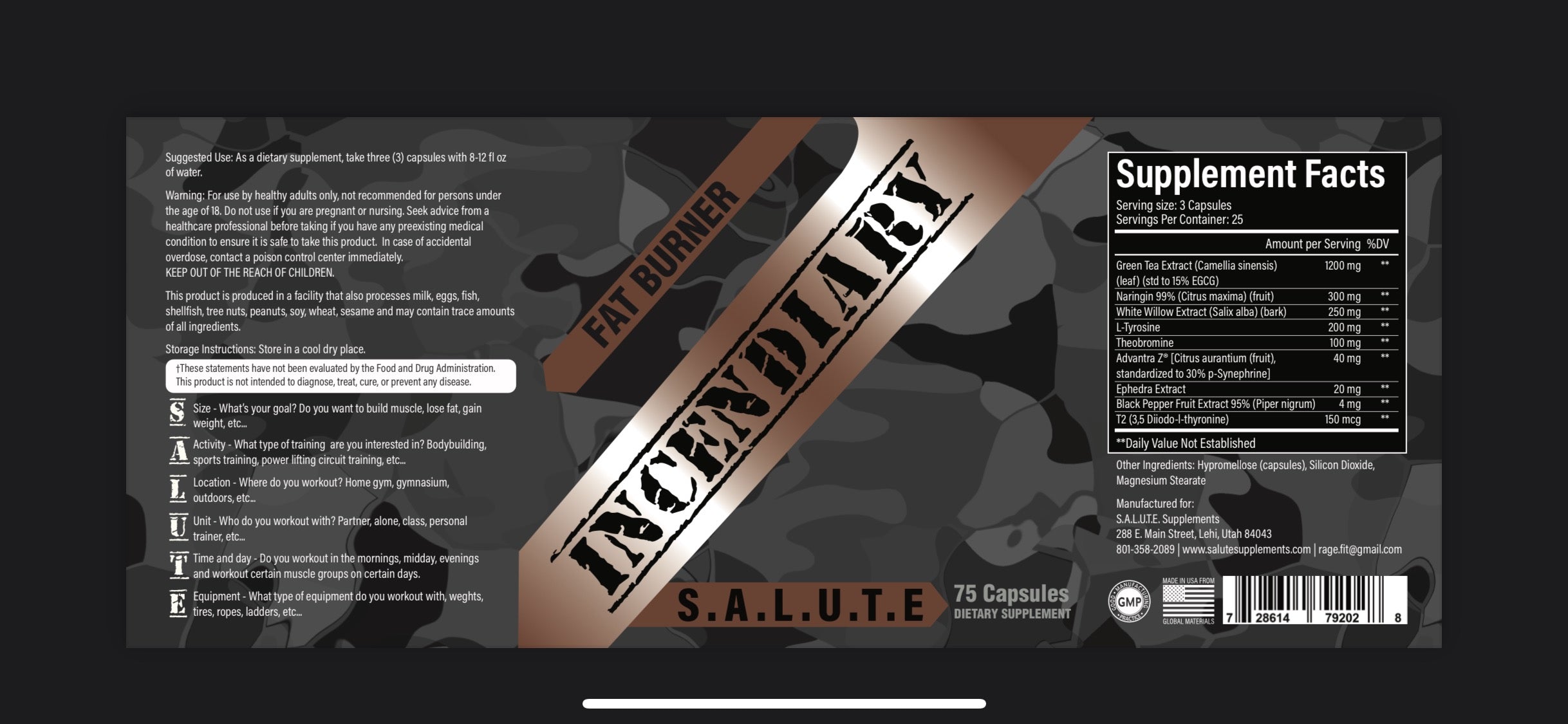 S.A.L.U.T.E. Fat Burner