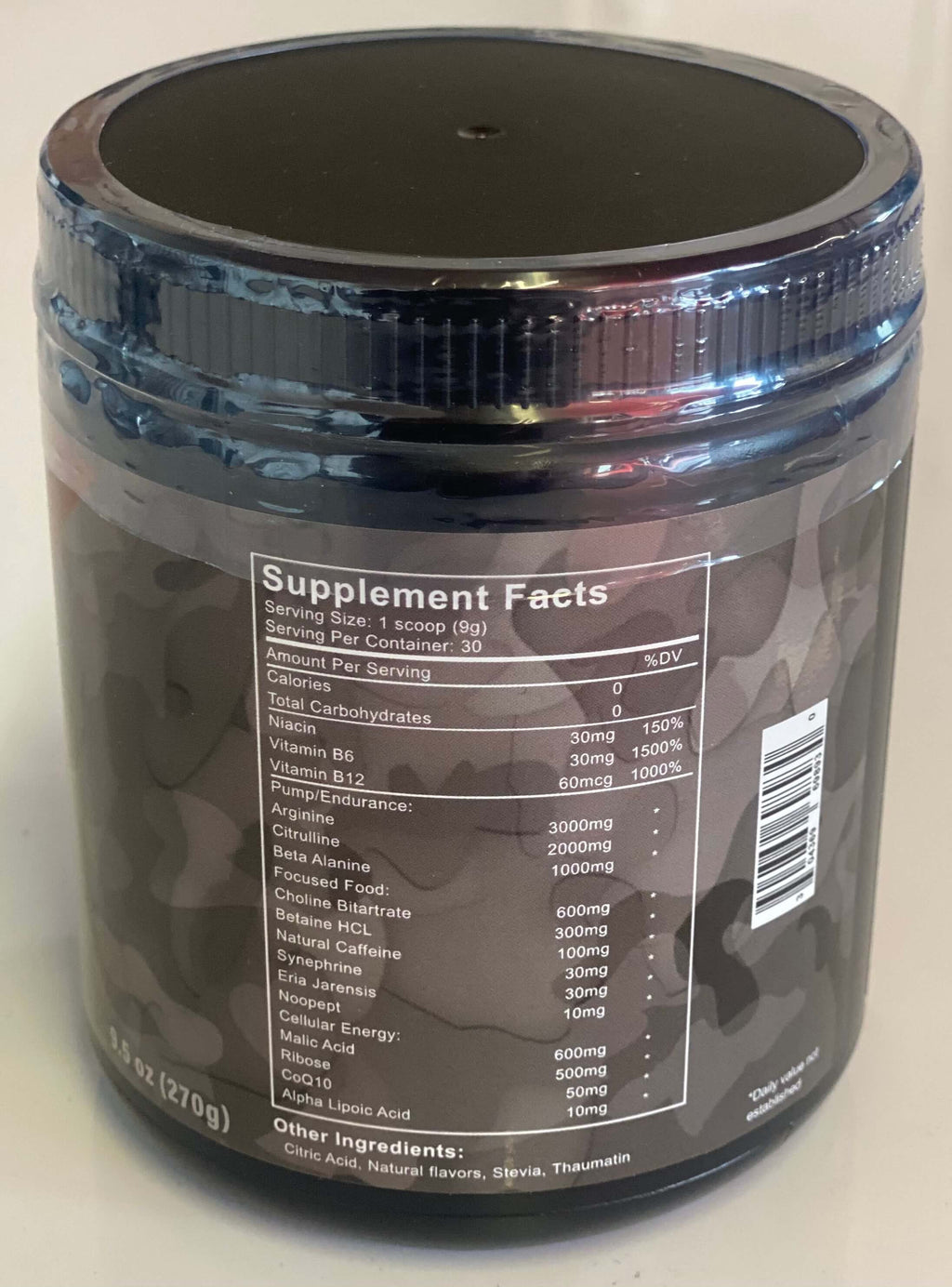 S.A.L.U.T.E.  Pre-Workout